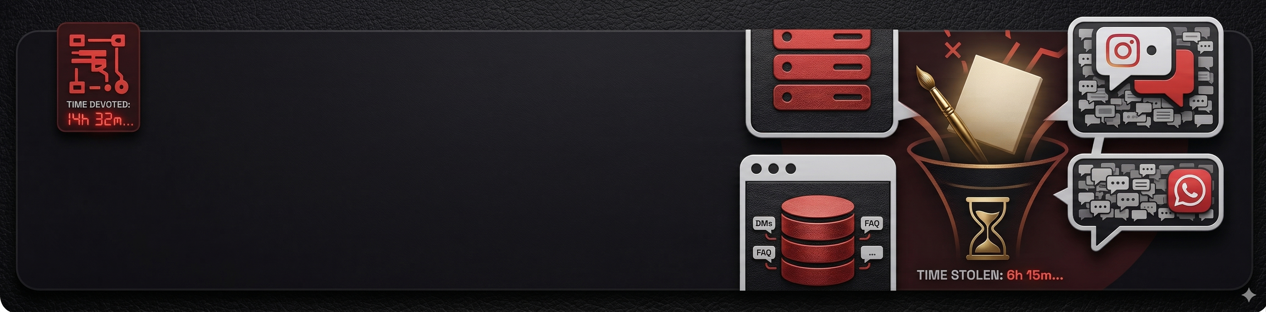 Respondés DMs todo el día